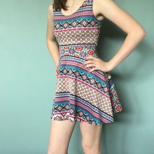 Colorful small summer dress